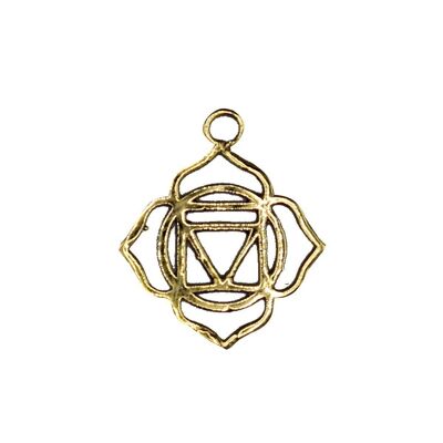 Ciondolo Radice Chakra Ottone