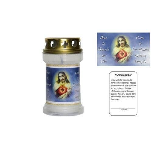 Beschriftete Kerze Gott behüte dich und segne dich