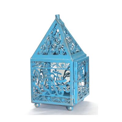 Lantern (No Glass) Blue-Ganesha