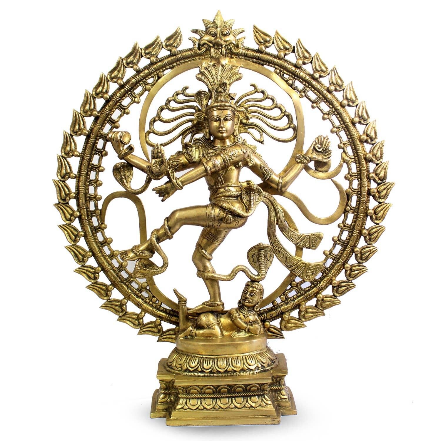 Natraj Dancing Tripple Ring & Om 25"
