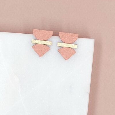 Boucles d'oreilles solar terracota