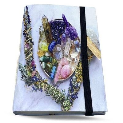Quaderno Power of Crystals 15 x 10 cm