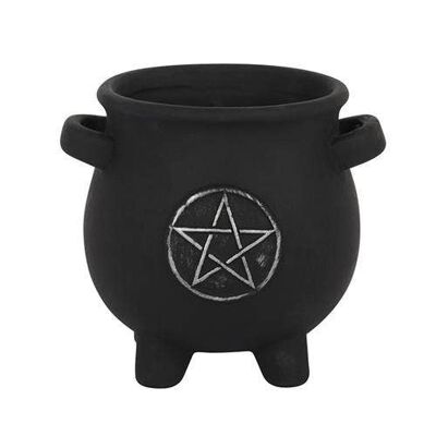 Vaso per piante calderone pentagramma