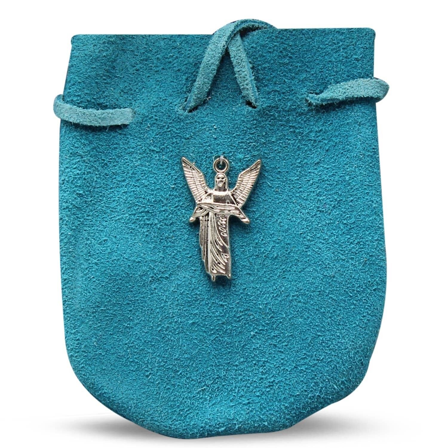 MARSUPIO - SCAMOSCIATO ARROTONDATO CON CINTURINO TQ GABRIEL 3.25" x 2.75"