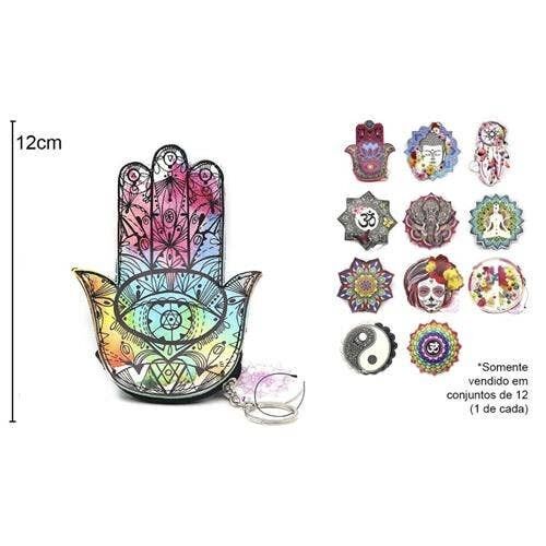 Portafoglio Mano di Fatima 12x12cm