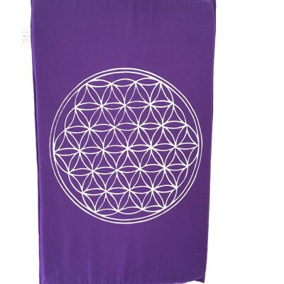 Tapis Spike Imprimé Fleur De Vie (68 x 42 cm) En Violet