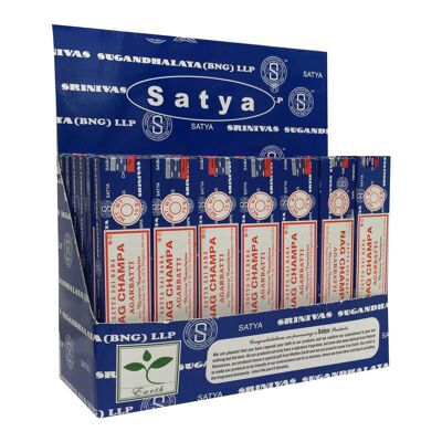 Satya Nag Champa Display Pack (42 x 15 gramos)