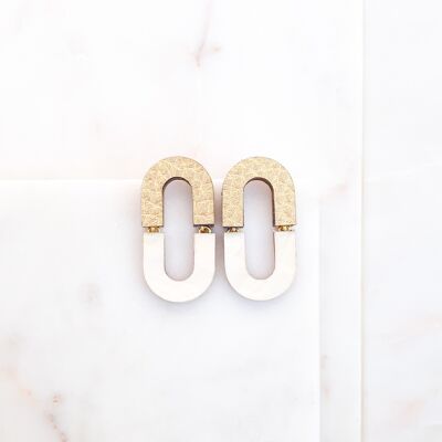 BELLA PEARL & GOLD EARRINGS / PERMANENT COLLECTION