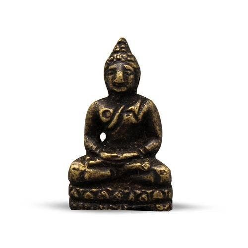 Mini statua di Buddha in ottone 2,5 cm (12 pezzi)