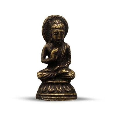 Mini Estatua de Buda Sentado de Latón 3.5cm (12 piezas)