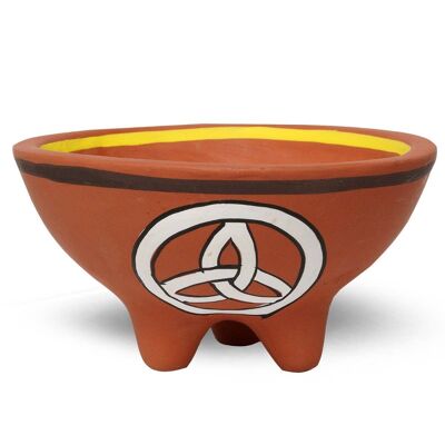 Smudge Bowl Triquetra with Legs