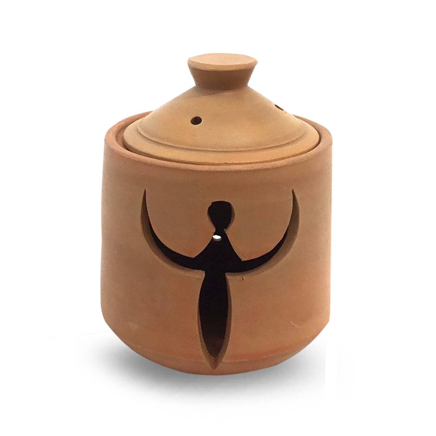 Dea della Luna in vaso di terracotta