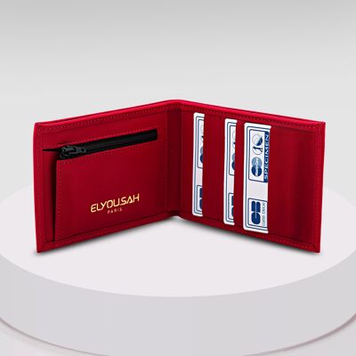 Red PIVOINE wallet