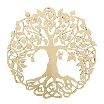 MDF Crystal Grid Tree of Life without frame
