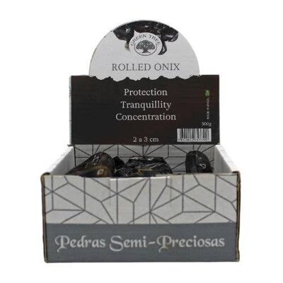 Onyx tumbled stones display 500g