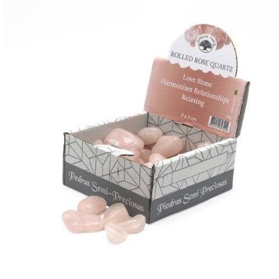 Rose Quartz tumbled display 500g
