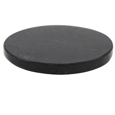 ROUND DISK - BLACK TOURMALINE 3'
