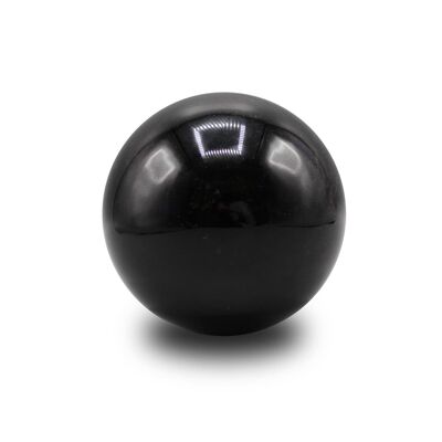 Sphere Obsidienne Argentee