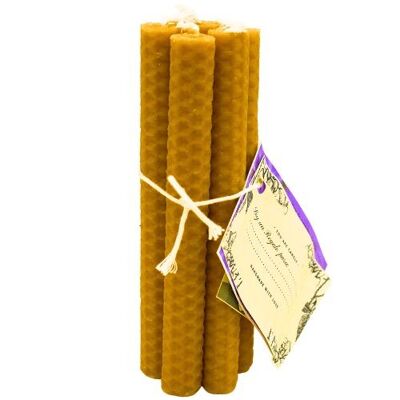 Rolled Honey Candles 5pcs.