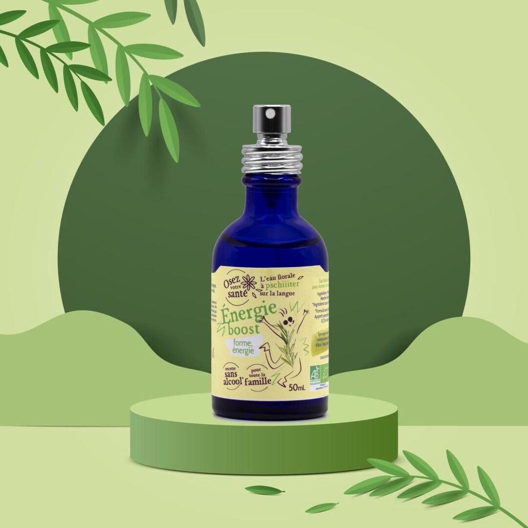 Energieschub | Nahrungsergänzungsmittel | 50 ml | Alkoholfrei | Bio | Französisch |