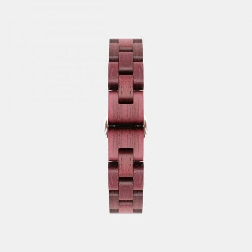 Bracelet en full bois Amarante - 14 mm