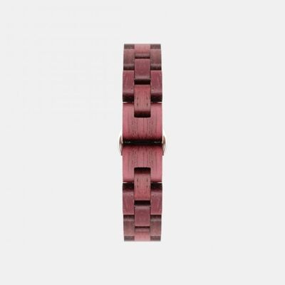 Bracelet en full bois Amarante - 14 mm
