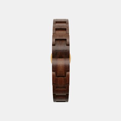 Full Gaiac wooden bracelet - 14 mm