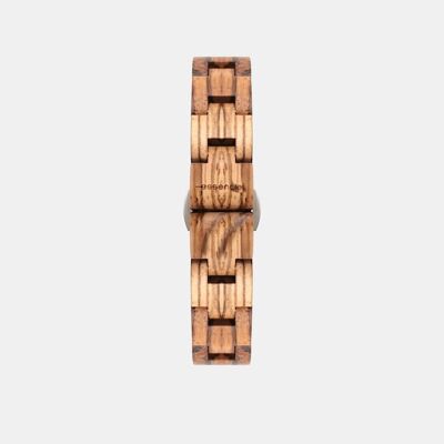 Bracelet en bois full Zebrano - 14 mm