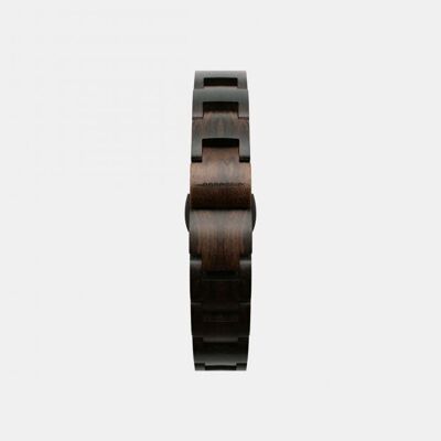 Ebony full wood bracelet - 14 mm