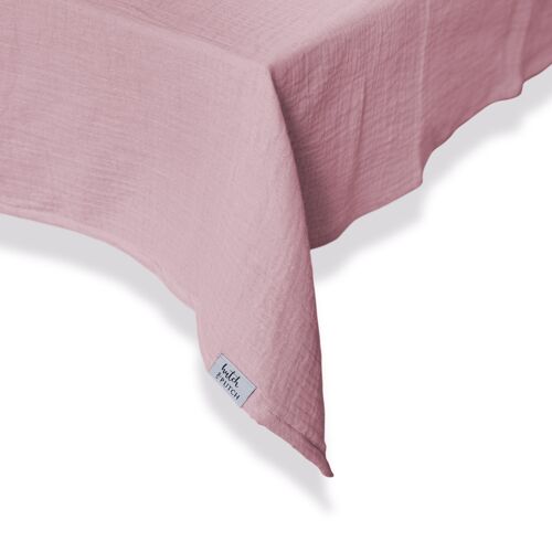 Musselin-Tischdecke "Angelina" • Mauve