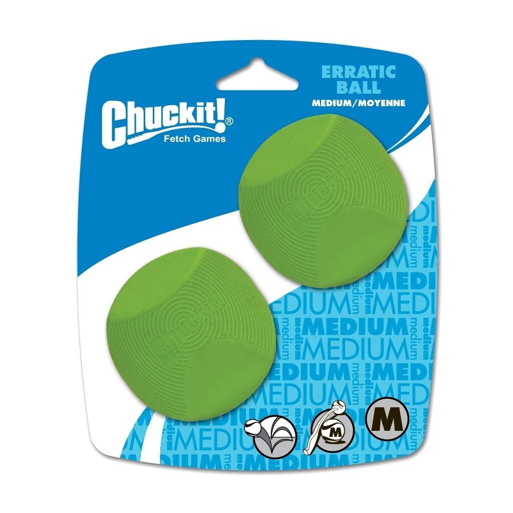 Chuckit Erratic Ball M 6 cm 2er Pack