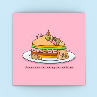 Cute Sandwich card