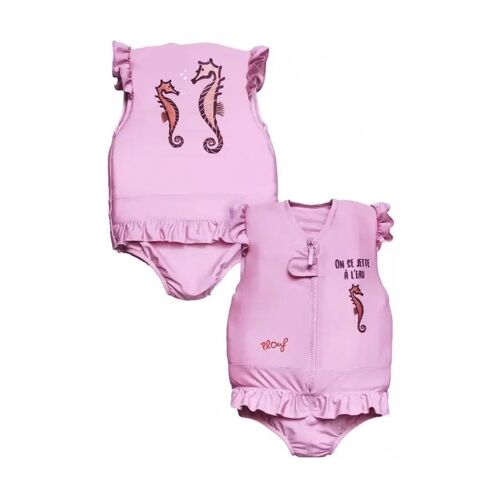 Maillot de bain flottant fille : Hippocampe