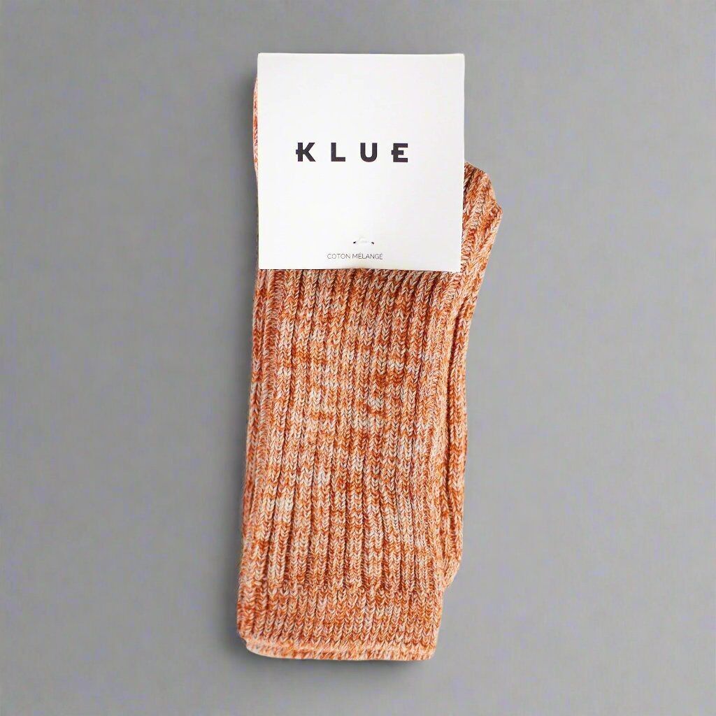 KLUE Baumwollmustersocken | Orange