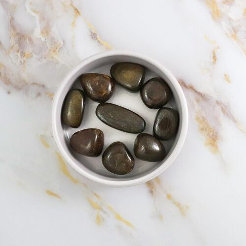 Pierre roulée en Bronzite