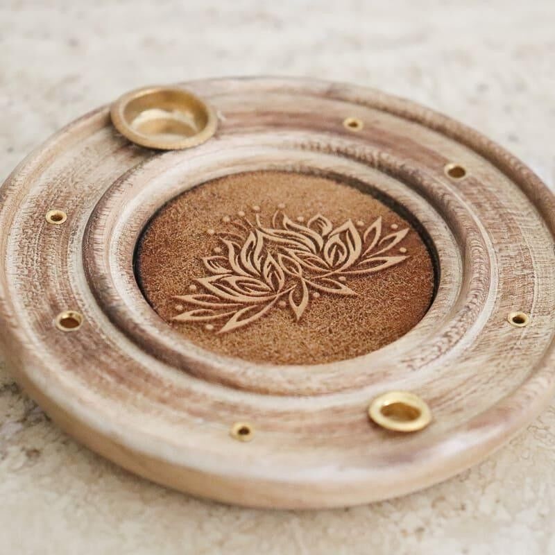 Portaincenso rotondo Fiore di Loto