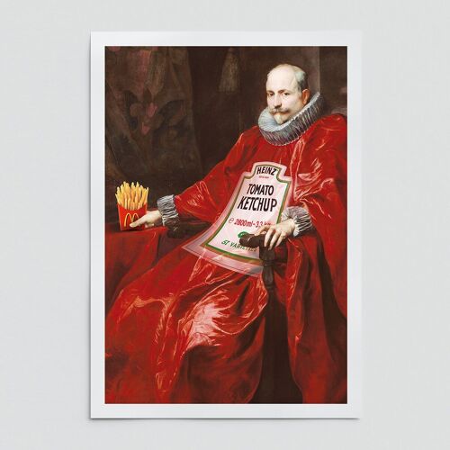 Sir Tomato art print