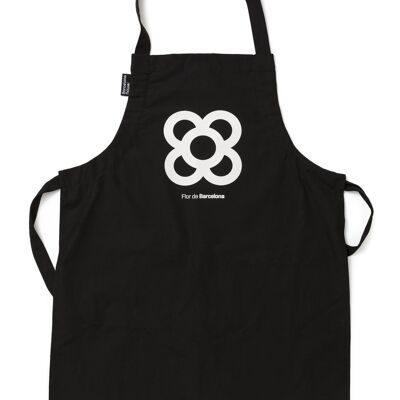 Apron Flor de Barcelona Black