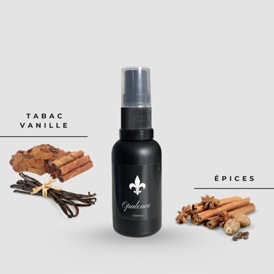 Aceite orgánico para barba 30 ml - Vainilla, tabaco y especias