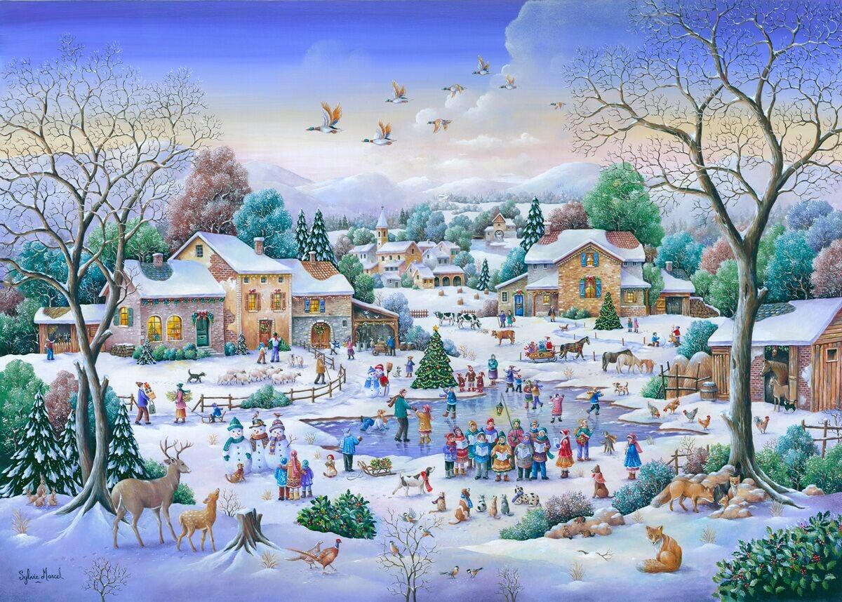 Puzzle 1000 pièces La chorale de Noël