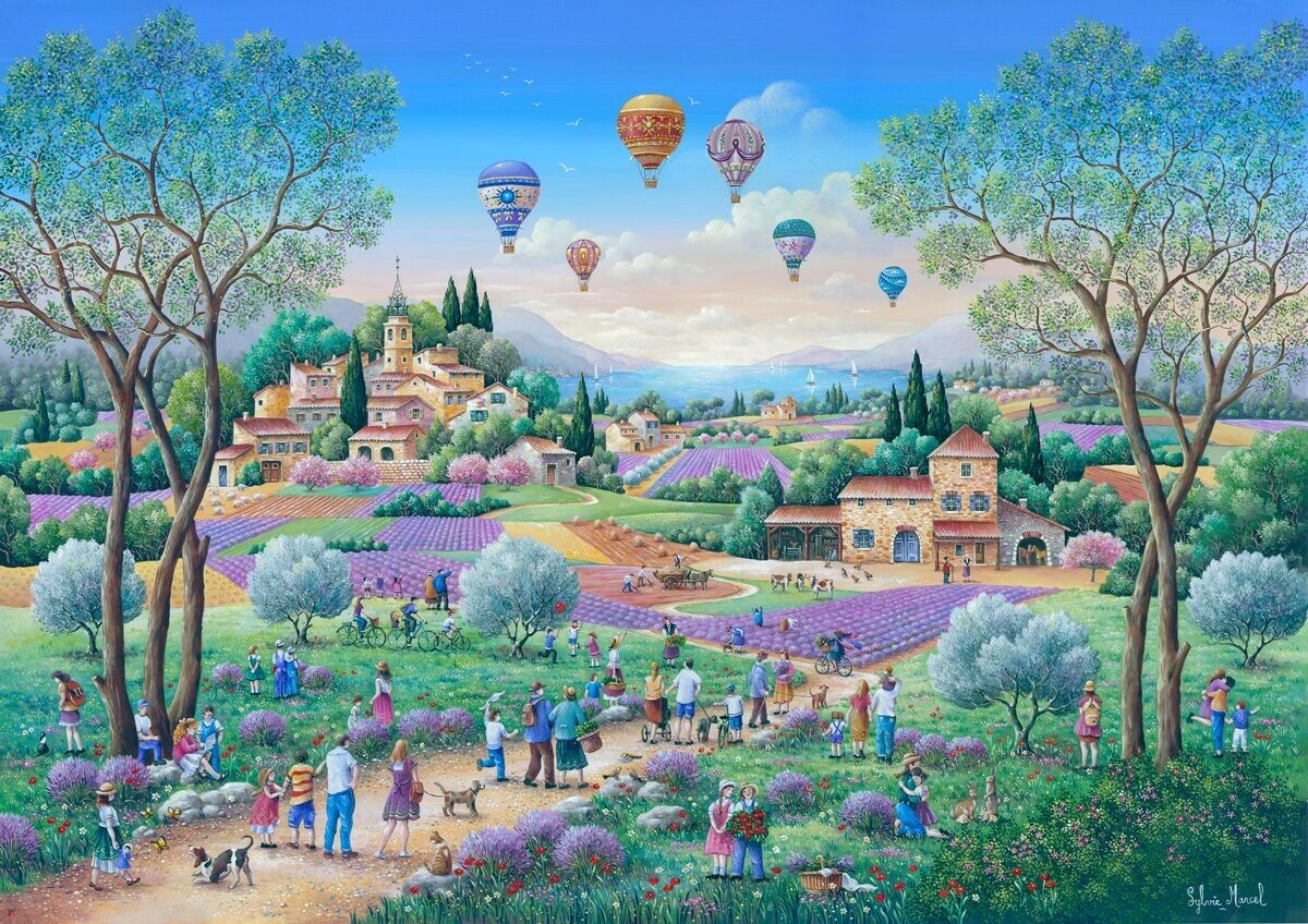Puzzle 1000 pièces Le ciel de Provence