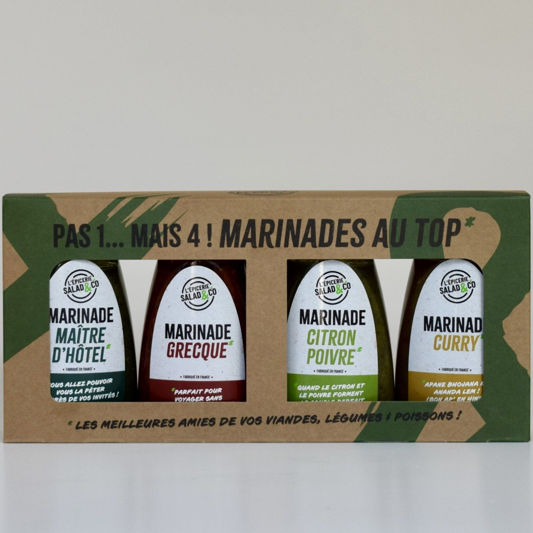 Box of 4 marinades