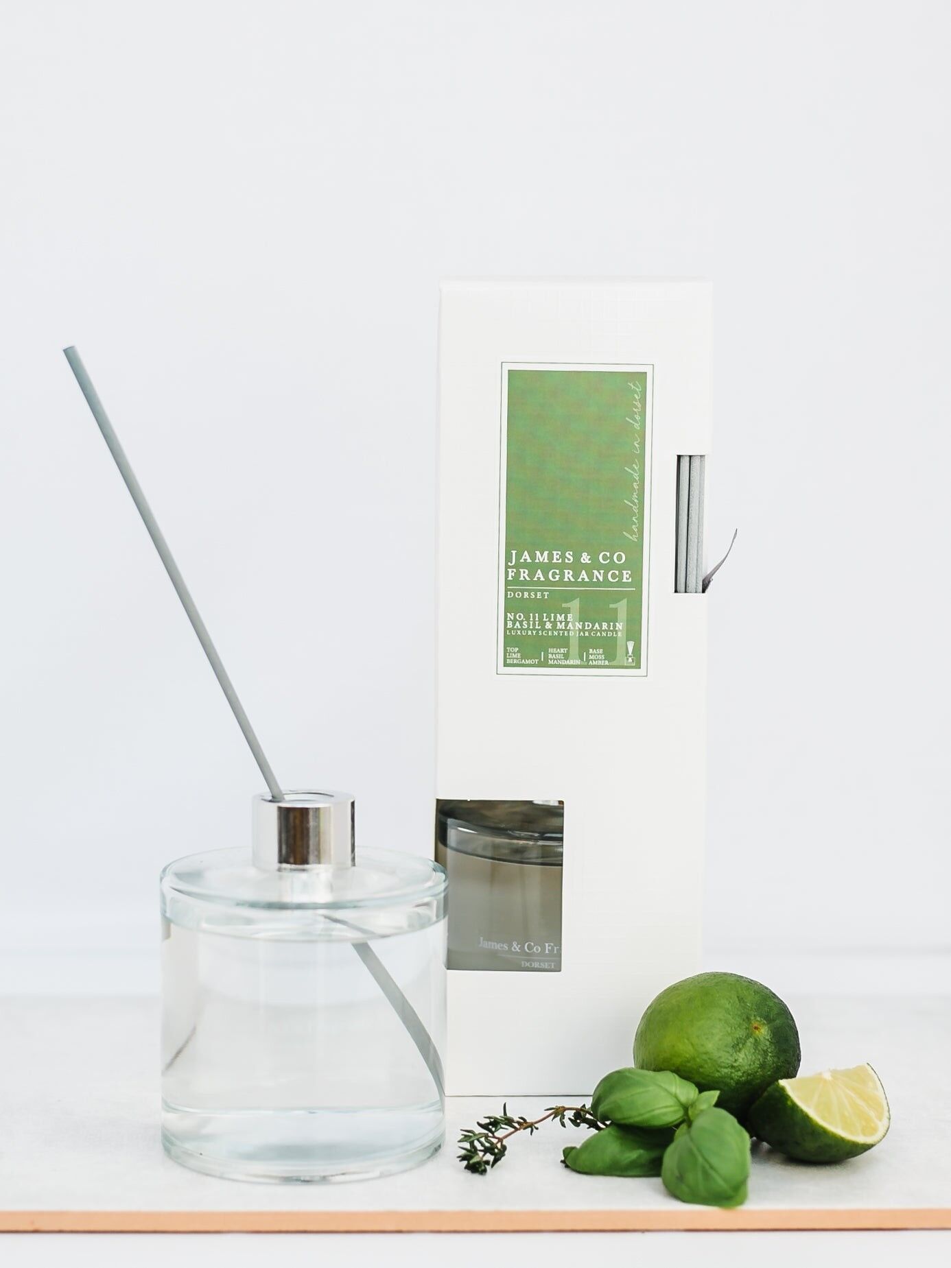 No. 11 Lime & Basil 300ml Reed Diffuser