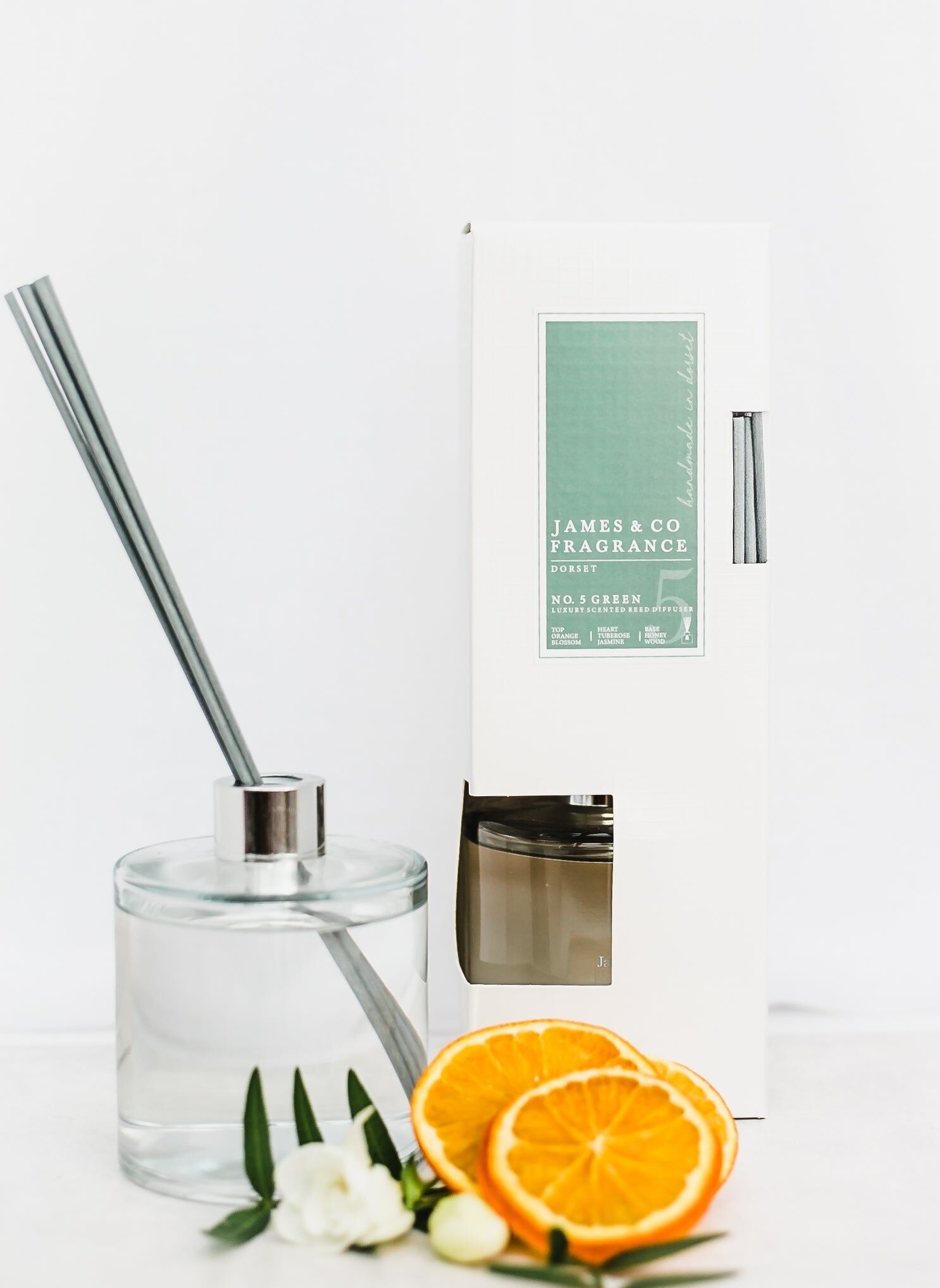 Nr.Diffuseur de 5 bâtonnets verts de 300 ml