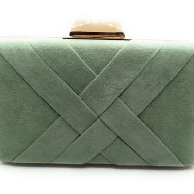 Sac à main Party Bag · Crossover en daim menthe (dernières unités !)