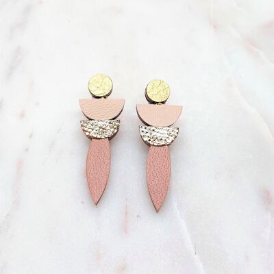 Boucles d'oreilles gala nude