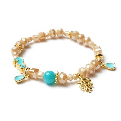Sunny GoldBracciale brillante con pietre preziose