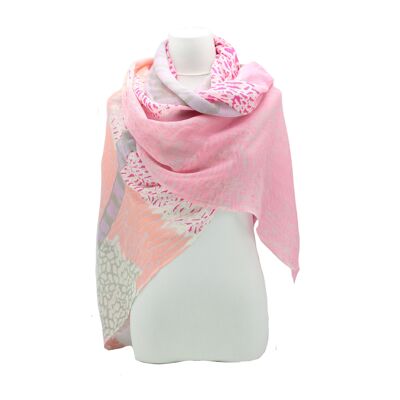 Pink Sherkan wool stole