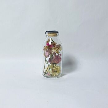 Fleurs séchées en verre Harapan 100 ml cire noire 3