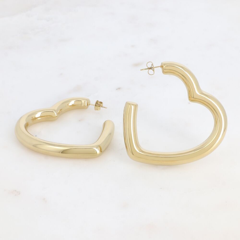 Creoli: anello a cuore spesso